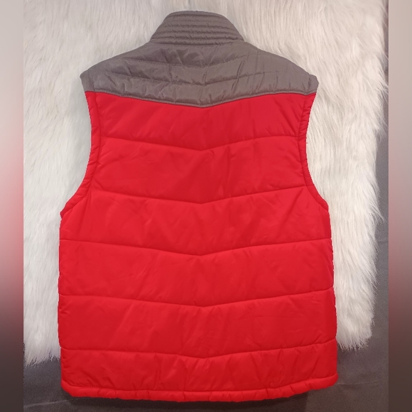 Mark Echo Red and Black Sleeveless Front Zip Vest Size XL - Picture 9 of 12